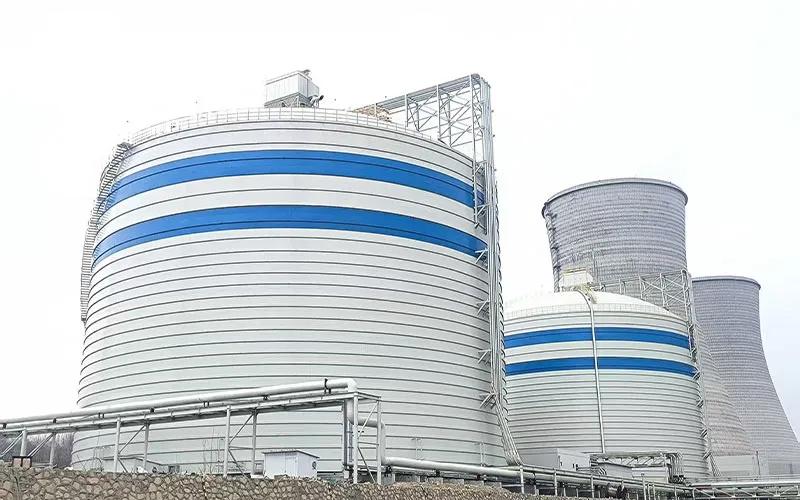 Проект EPC системы хранения золы в больших стальных силосах для ТЭЦ мощностью 2 × 350 МВт (2)