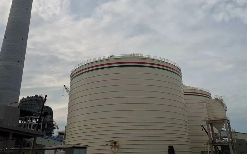 Проект изготовления и монтажа стальных силосов для золы проекта ТЭЦ Шаньдун Хуаван (2)