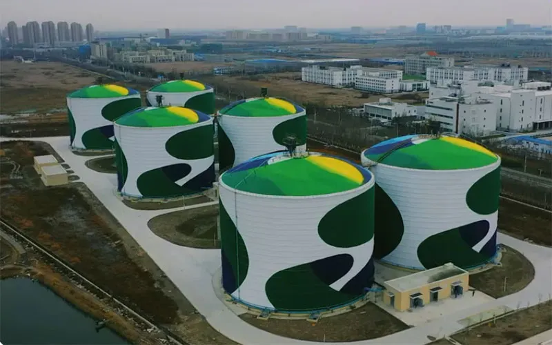 Проект стальных силосов в районе Биньхай, город Тяньцзинь (2)