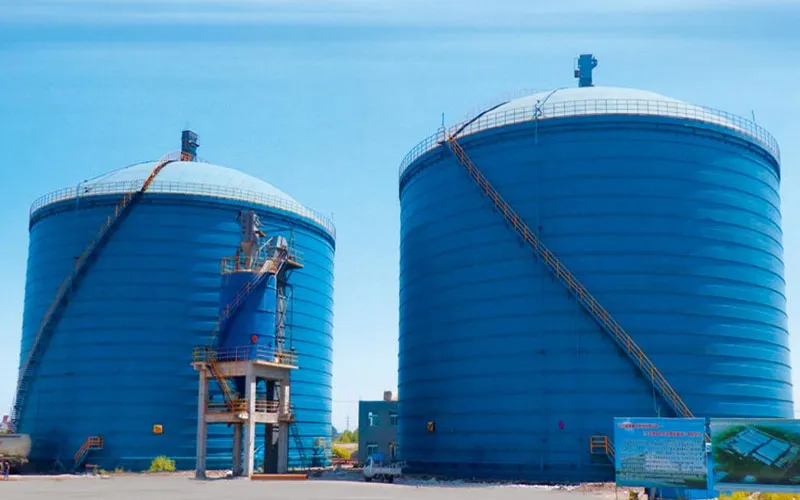 Проект стальных силосов для золы-уноса на заводе комплексного использования золы-уноса Строительно-монтажной компании (2)