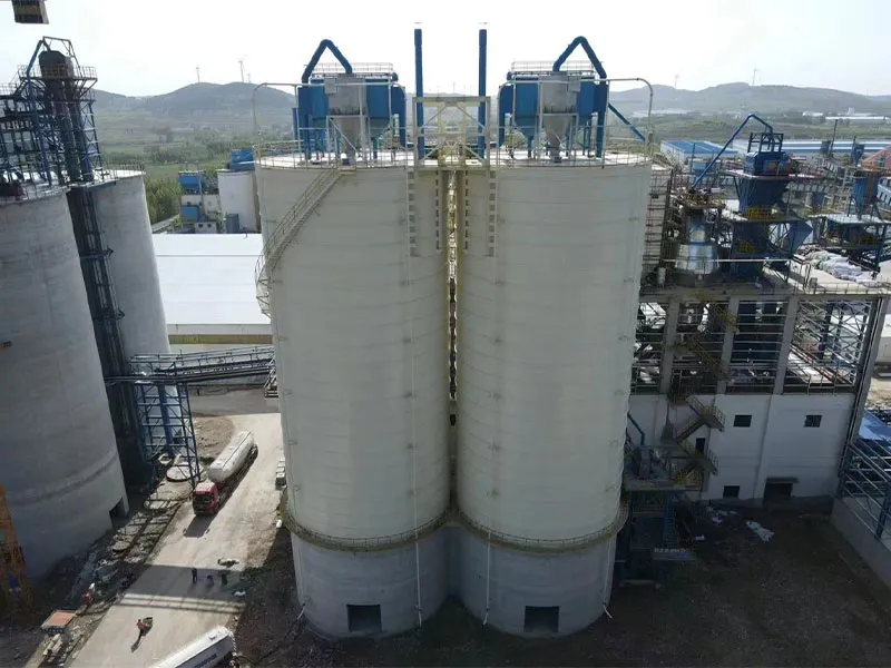 Проект стальных силосов для цементной мельницы №2 ООО Пинъинь Шаньшуй Цемент (2)